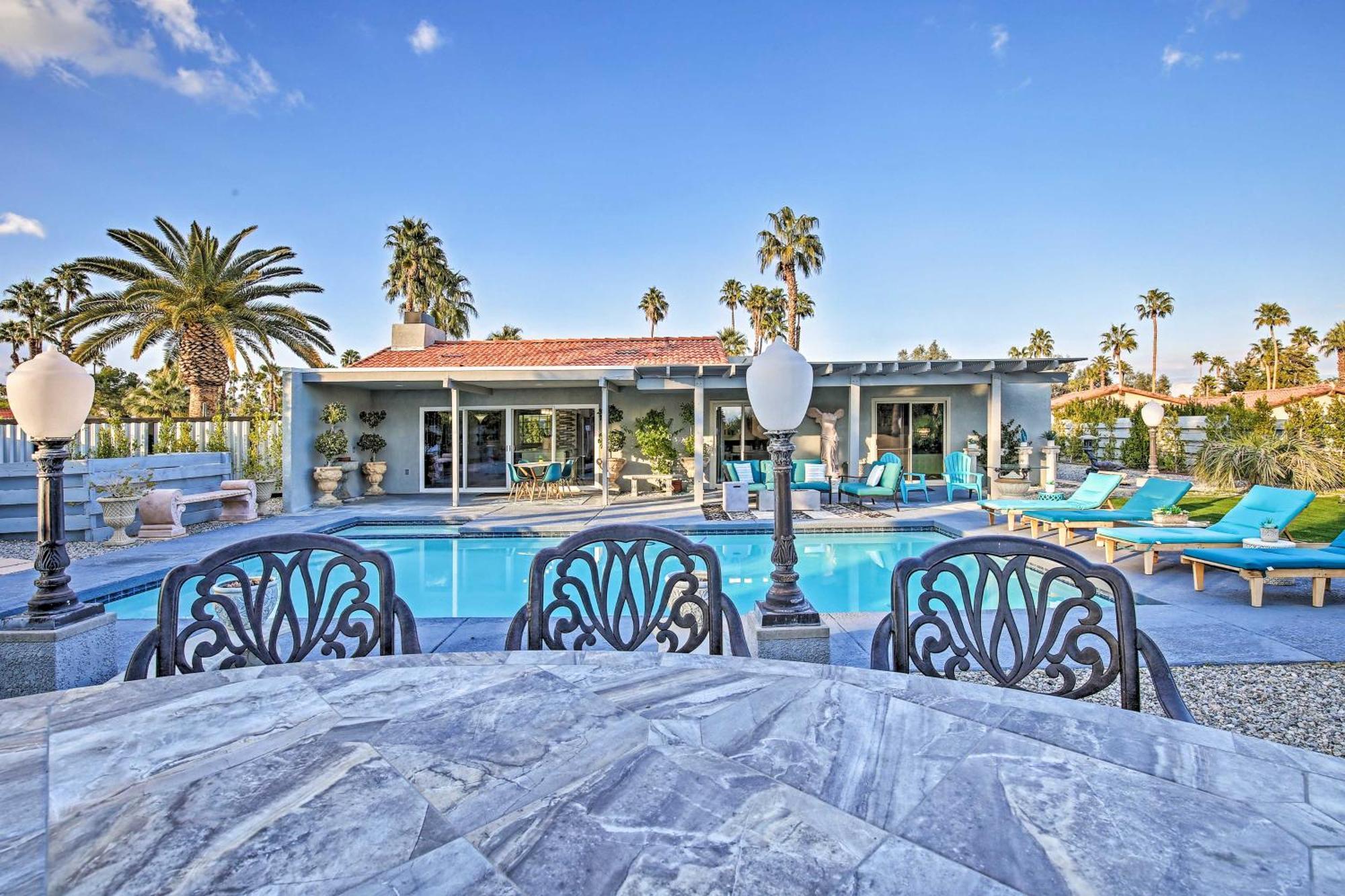 فيلا Pet-Friendly Palm Springs Escape With Heated Pool! المظهر الخارجي الصورة