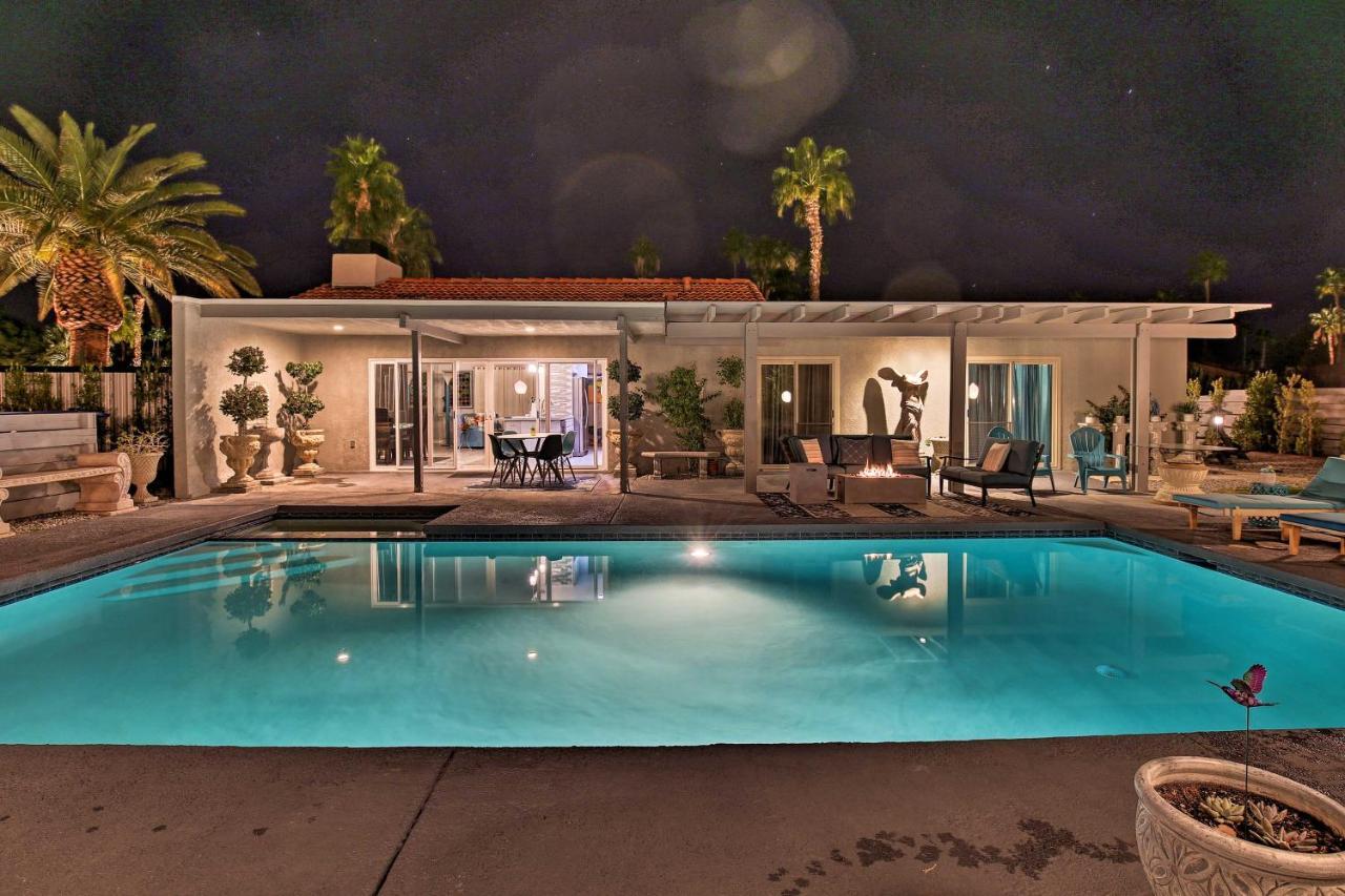 فيلا Pet-Friendly Palm Springs Escape With Heated Pool! المظهر الخارجي الصورة